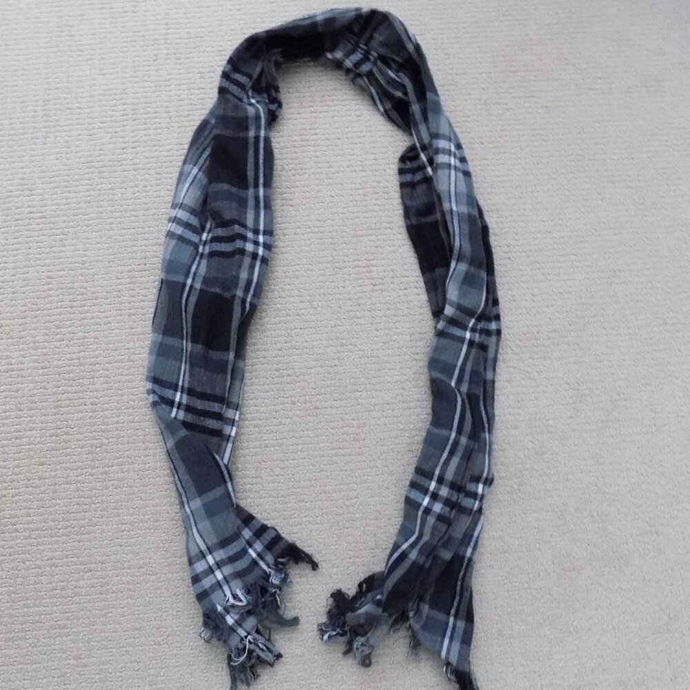 DIVIDED MENS WOMENS UNISEX PLAID SCARF WRAP